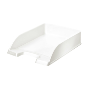 Leitz 5226 Wow Evrak Rafı Metalik Beyaz Tekli - LEİTZ