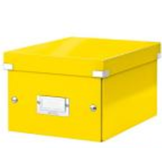 Leitz 6043 Wow C&S Küçük Boy Saklama Kutusu Metalik Sarı - LEİTZ