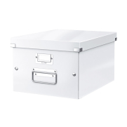 Leitz 6044 Wow C&S Orta Boy Saklama Kutusu Metalik Beyaz - LEİTZ