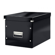 Leitz 6108 Wow C&S Küp Saklama Kutusu Metalik Siyah - LEİTZ