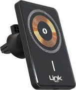 Link Lwc-W517 Wireless Şarjlı Araç İçi Telefon Tutucu Mıknatıslı 15W - 1