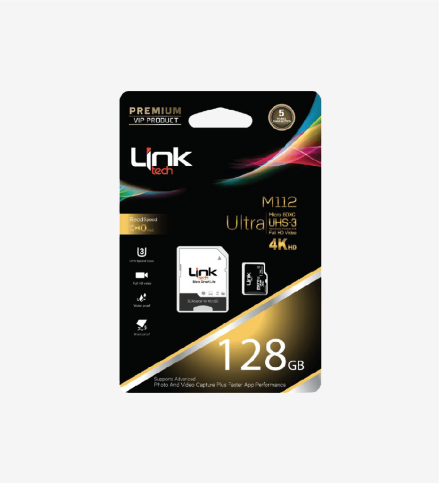 Linktech Lmc-M112 Micro Sdxc Ultra Hafıza Kartı 128Gb - 1