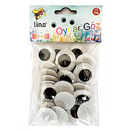 LİNO RBZ-028 OYNAR GÖZ 28mm 30LU - LİNO
