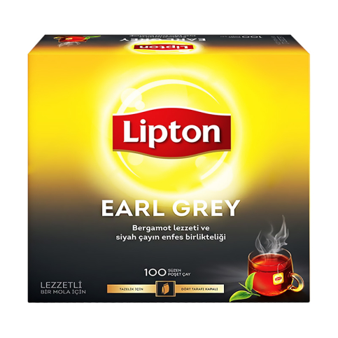 Lipton Earl Grey Bardak Poşet Çay 2Grx100Lü - 1