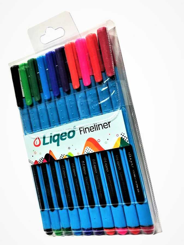 Liqeo F-8027 Likit Fineliner Keçe Uçlu Kalem 0.4Mm 10 Renk - 2