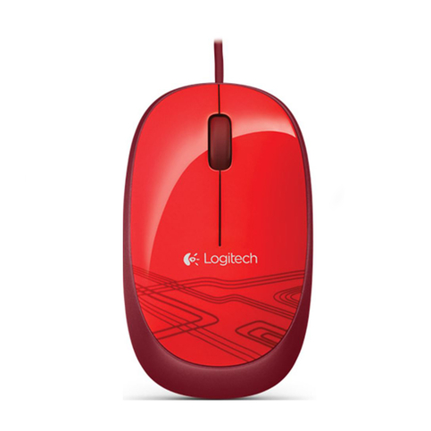 Logitech M105 Kablolu Mouse Kırmızı (910-002945) - 1