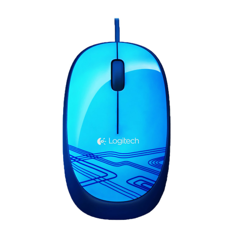 Logitech M105 Kablolu Mouse Mavi (910-003114) - 1