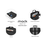 Mack Mcc-603 Unicity Notebook Çantası 3.0 15.6 İnç Siyah - 3