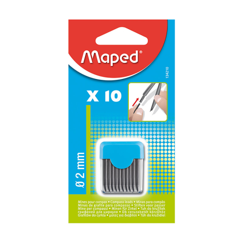 Maped 134210 Yedek Pergel Ucu 2Mm 10Lu Blister - 1