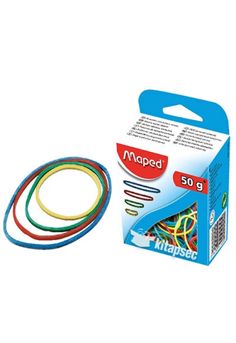 Maped 351100 Renkli Ambalaj Lastiği 50Gr Kutu - 1