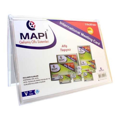 Mapi V Tipi Yatay Afiş Taşıyıcı A4 (5342545) - 1