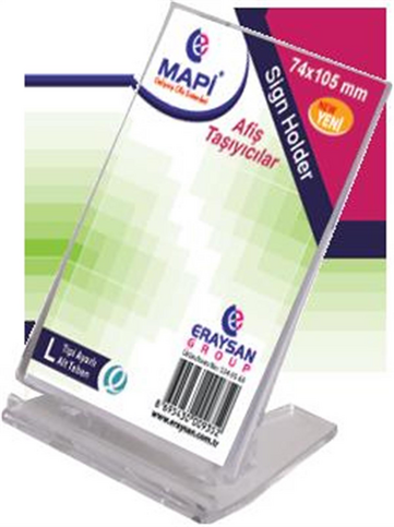 Mapi L Tipi Ayarlanabilir Dik Afiş Taşıyıcı 74X105 (5340560) - 1