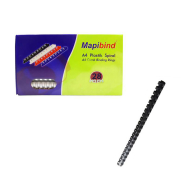 Mapibind Plastik Spiral 28Mm Siyah 50Li - 1