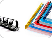 Mapibind Plastik Spiral 6Mm Kırmızı 100Lü - Mapibind