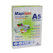 Mapilam Laminasyon Filmi A5 150Mic 100Lü - MAPİLAM
