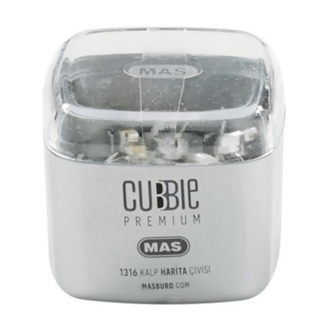 Mas 1316 Cubbie Premium Kalp Harita Çivisi Silver - 1