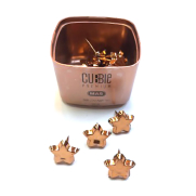 Mas 1321 Cubbie Premium Yıldız Harita Çivisi Rose Gold - MAS