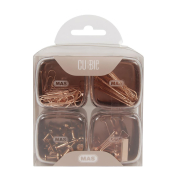 Mas 1332 Cubbie Premium Ataş+Kıskaç+Harita Çivisi Seti Rose Gold 4Lü - MAS