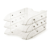 Mas 1803 Mafsallı Evrak Rafı 3 Katlı Şeffaf - MAS