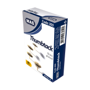 Mas 305 Pirinç Raptiye Sarı 40 Adet Metal Kutu - MAS