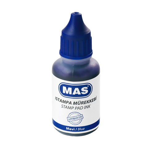 Mas 463 Istampa Mürekkebi Mavi 20Ml - 1