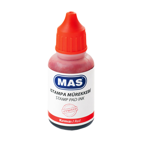 Mas 464 Istampa Mürekkebi Kırmızı 20Ml - 1