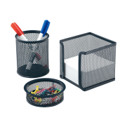 Mas 505 Metal Perfore Masa Seti Siyah 3Lü - MAS