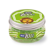 Mas 608 Zoo Ataş No:3 Yeşil Şeffaf Yuvarlak Kutu - MAS
