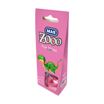 Mas 616 Zoo Omega Çelik Kıskaç 25Mm Pembe 10Lu - 1