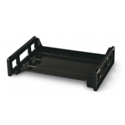 Mas 835 Yan Blok Evrak Rafı Siyah Tekli - MAS