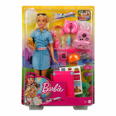 Mattel Barbie Seyahatte Bebeği Ve Aksesuarlar (Fwv25) - 1
