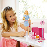 Mattel Barbie Seyahatte Bebeği Ve Aksesuarlar (Fwv25) - 3