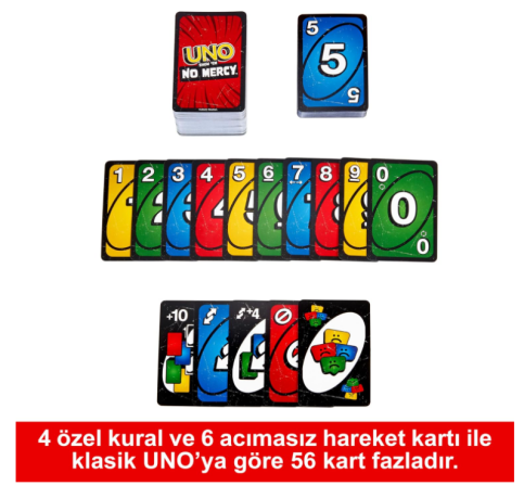 Mattel Uno No Mercy Kartlar (Hwv18) - 1