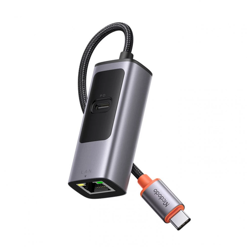 Mcdodo Hu-0680 2 İn 1 Usb Hub Type C Pd+Lan Usb Çoklayıcı Deep Gri - 2