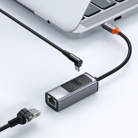 Mcdodo Hu-0680 2 İn 1 Usb Hub Type C Pd+Lan Usb Çoklayıcı Deep Gri - 3