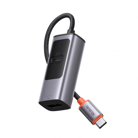 Mcdodo Hu-1130 2 İn 1 Usb Hub Usb C Pd+Lan Usb Çoklayıcı Deep Gri - 2