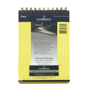 Mead Cambridge Spiralli Sarı Bloknot A5 Kareli 140 Yaprak (243852) - MEAD