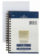 Mead Cambridge Spiralli Beyaz Defter A6 Çizgili 120 Yaprak (105750) - MEAD