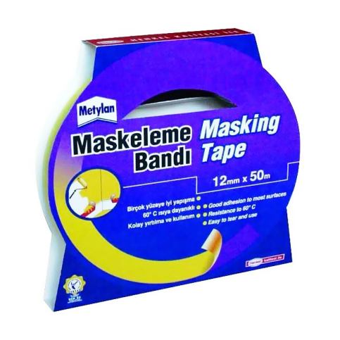 Pattex 1871818 Maskeleme Bandı 12Mmx50M - 1