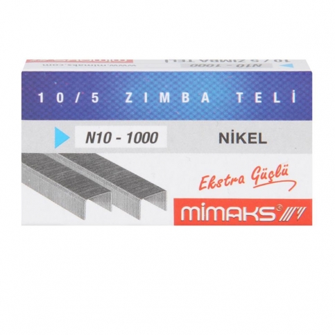 Mimaks N10 Zımba Teli No:10 Nikel Tekli Kutu - 1