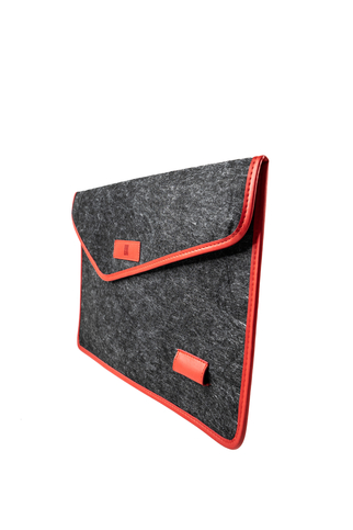 Önder Minbag 539-02 Aba Siyah Keçe Notebook Çantası 10.5X13.5 İnç Kırmızı - 4