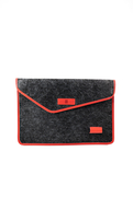 Önder Minbag 539-02 Aba Siyah Keçe Notebook Çantası 10.5X13.5 İnç Kırmızı - 5