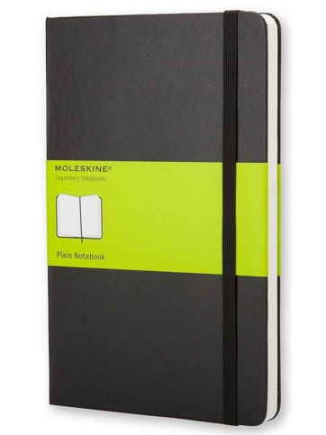 Moleskine Qp012 Klasik Sert Kapak Defter 9X14 Düz 192 Yaprak Siyah - 1