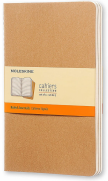 Moleskine Qp416 Cahier Defter 13X21 Çizgili 64 Yaprak Kraft 3Lü - 1