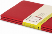 Moleskine Ch118 Cahier Defter 13X21 Düz 80 Yaprak Kırmızı 3Lü - 7