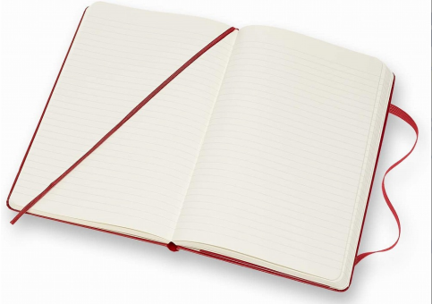 Moleskine Qp060R Klasik Defter 13X21 Çizgili 240 Yaprak Kırmızı - 5