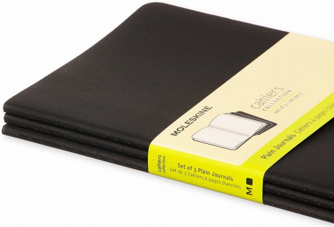 Moleskine Qp318 Cahier Defter 13X21 Düz 80 Yaprak Siyah 3Lü - 7