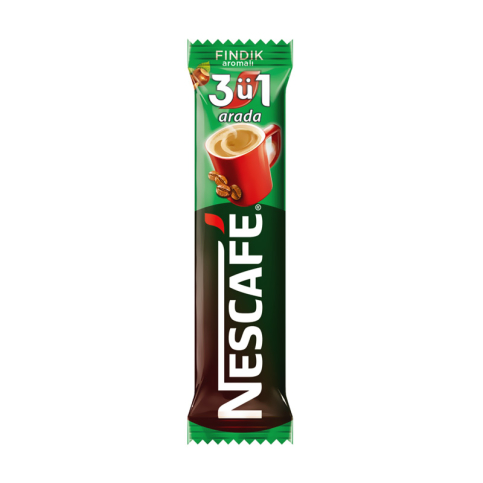 Nescafe 3Ü1 Arada Fındıklı Kahve 18Gr - 1