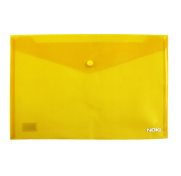 Noki 3101-030 Çıtçıtlı Evrak Dosyası A4 Sarı - Noki