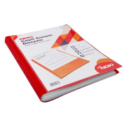 Noki 64120-N Cepli Sunum Dosyası A4 Kırmızı 20Li - NOKİ